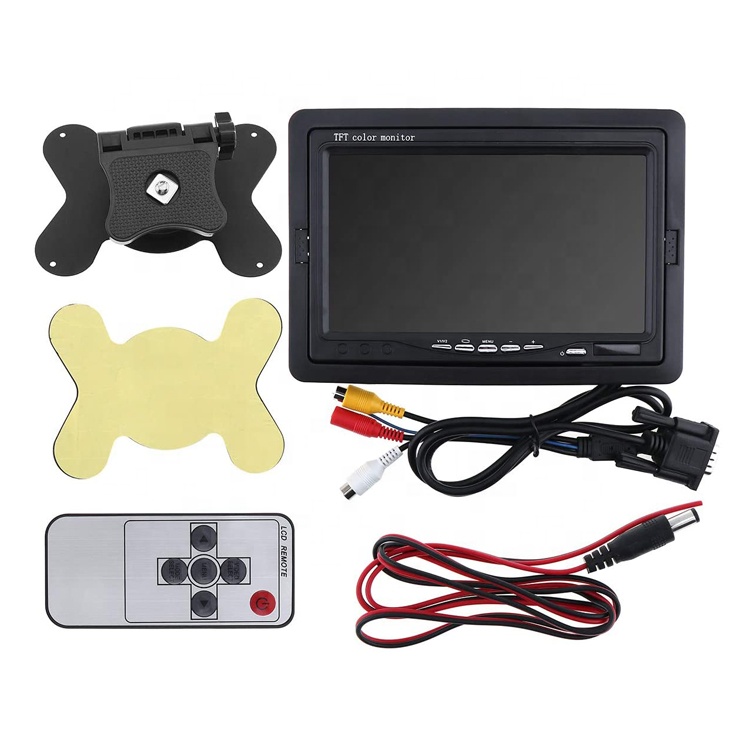 16:9 Screentype DC 9-35v 7 Inch Car DVD Player Roof Mount Car Video Rearview Monitor